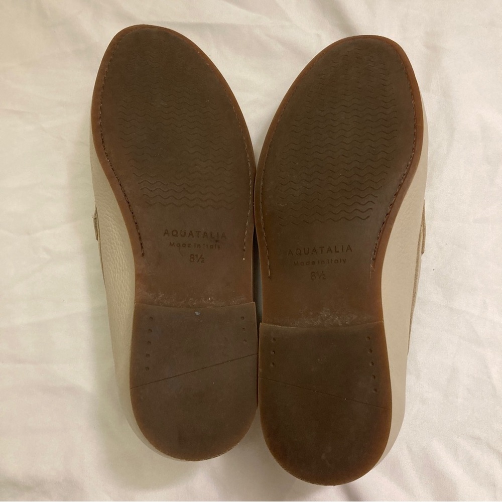 Aquatalia Kirk Pebbled Leather Loafer Size 8.5 - Picture 11 of 14